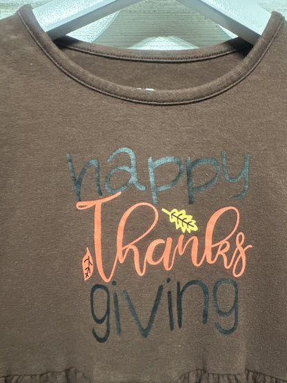 Size 4 Unique Baby Happy Thanksgiving Shirt - Very Good Used Condition