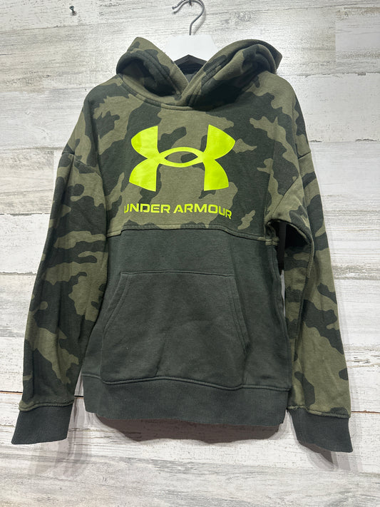 Boys Preowned Size 7 Under Armour Camo Hoodie - Good Used Condition