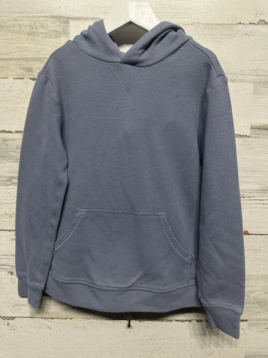 Boys Size 8 Scene & Heard Blue Thermal Lightweight Hoodie - Very Good Used Condition