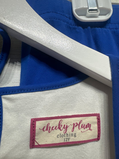 Size 12 Cheeky Plum Two Piece Set - Very Good Used Condition