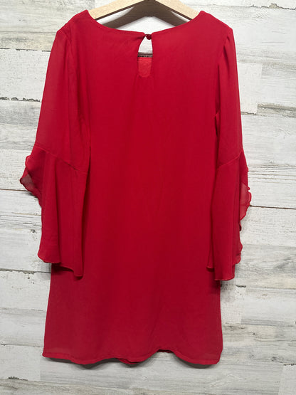 Girls Size 14 My Michelle Red Lace Dress - Very Good Used Condition