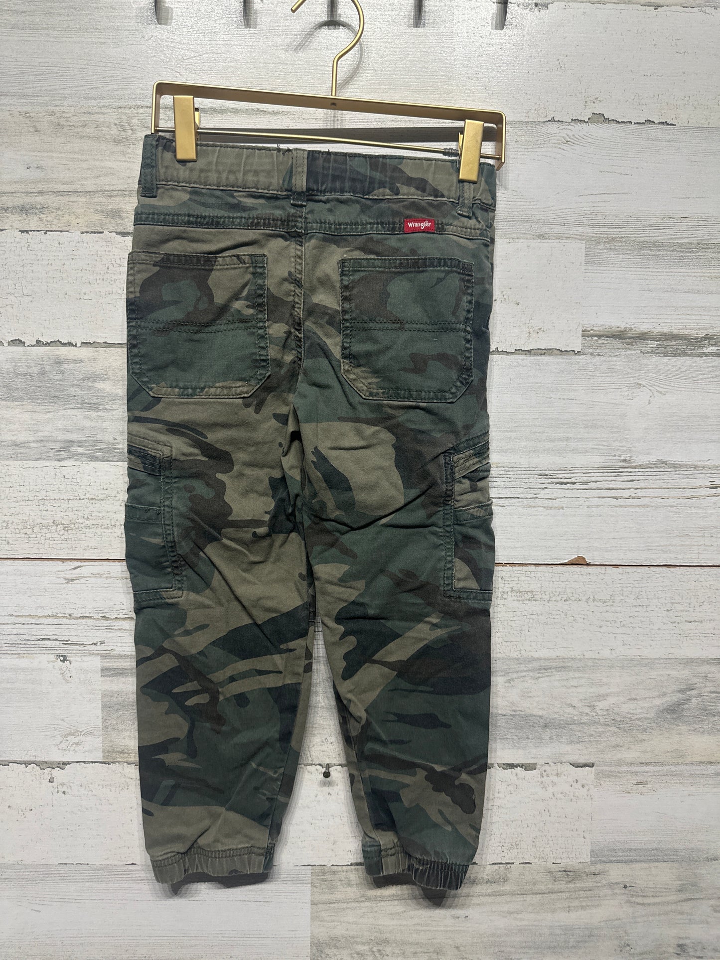 Boys Size 6 Regular Wrangler Camo Cargo Pants - Good Used Condition*