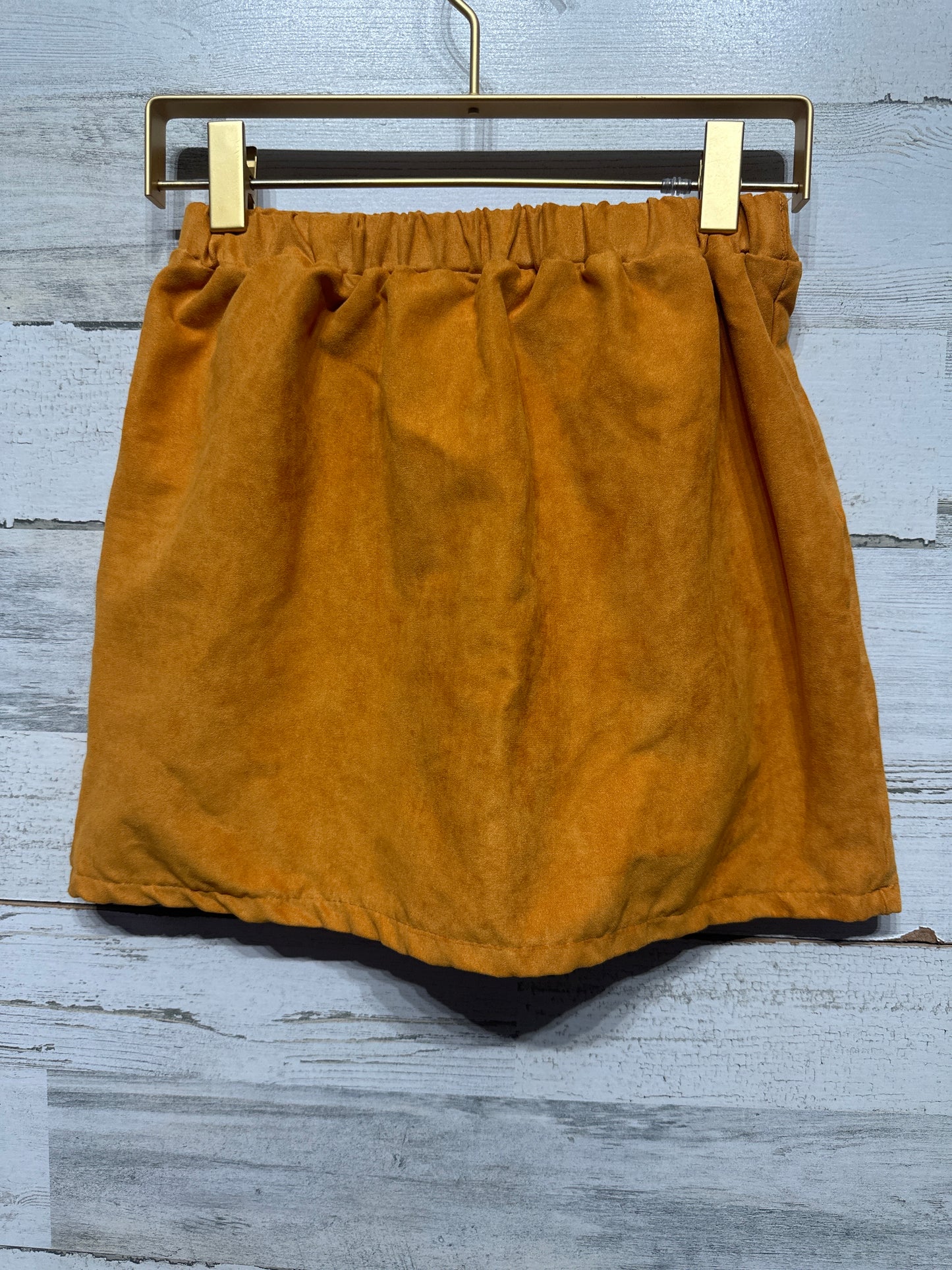 Girls Size 8-9 Suede Look Skirt - Very Good Used Condition