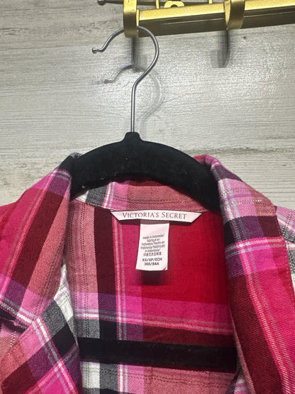 Women's Size XS Victoria's Secret Plaid Pajama Set (2 Pieces) - Very Good Used Condition