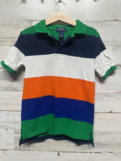 Boys Size 6 Polo Ralph Lauren Striped Polo Shirt - Play Condition*