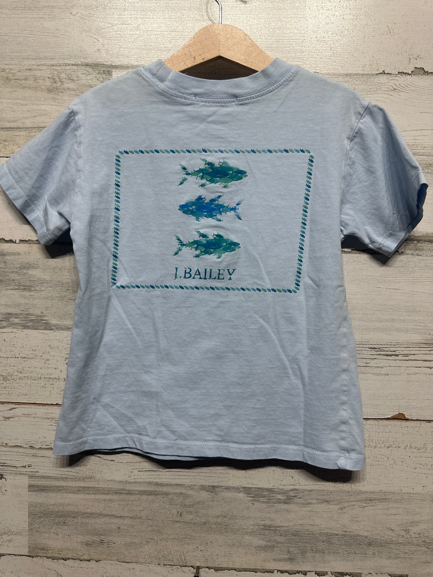 Fits Like 4/5 (marked Size 6) J. Bailey Short Sleeve Fish Shirt - Play Condition*