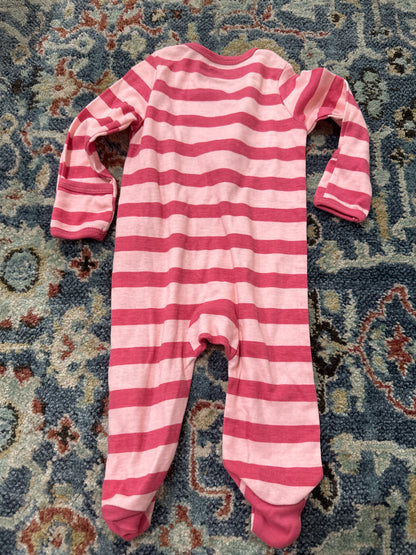 Harry Potter Hogwarts Girls 0-6m Footed Sleeper VGUC