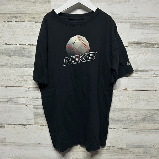 Boys Size XL Nike Black Baseball Shirt - Very Good Used Condition