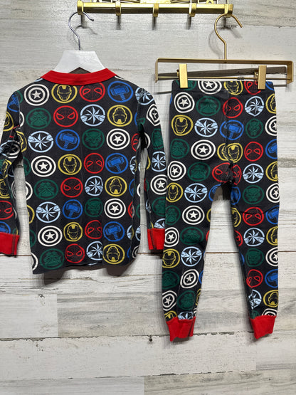 Size 4 (100cm) Marvel Hanna Andersson Organic Cotton Pajama Set - Very Good Used Condition