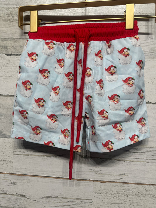 Boys Size 2t Swoon Baby Santa Swim Trunks - New With Tags