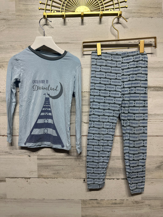 Boys Size 6 Kickee Pants Bamboo Pajama Set - Good Used Condition*
