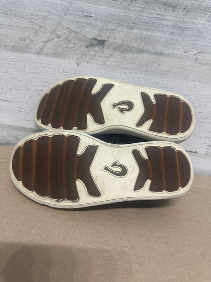 Size 13 (Little Kid) Olukai Navy Slip On Shoes - Good Used Condition