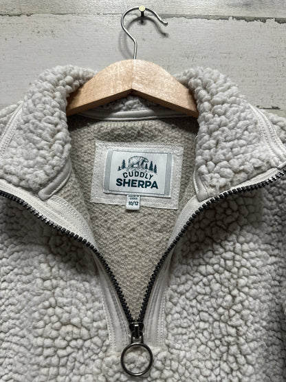 Girls Preowned Size 10-12 Cuddly Sherpa Brand Pullover - Good Used Condition*