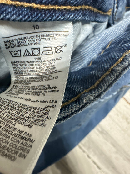 Women's Size 10 Old Navy Wide Leg Mid Rise Jeans - Very Good Used Condition