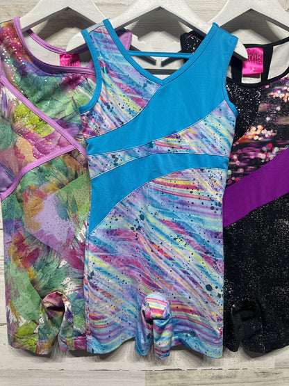 Dancewear Unitard Lot - Capezio Future Star - Girls Size Small - VGUC