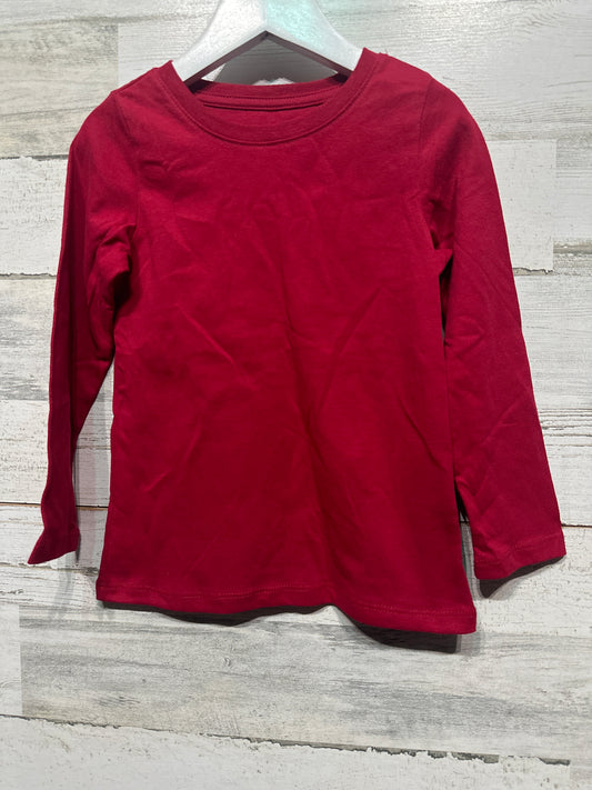 Boys Size 4t Epic Threads Red Long Sleeve Shirt - New With Tags