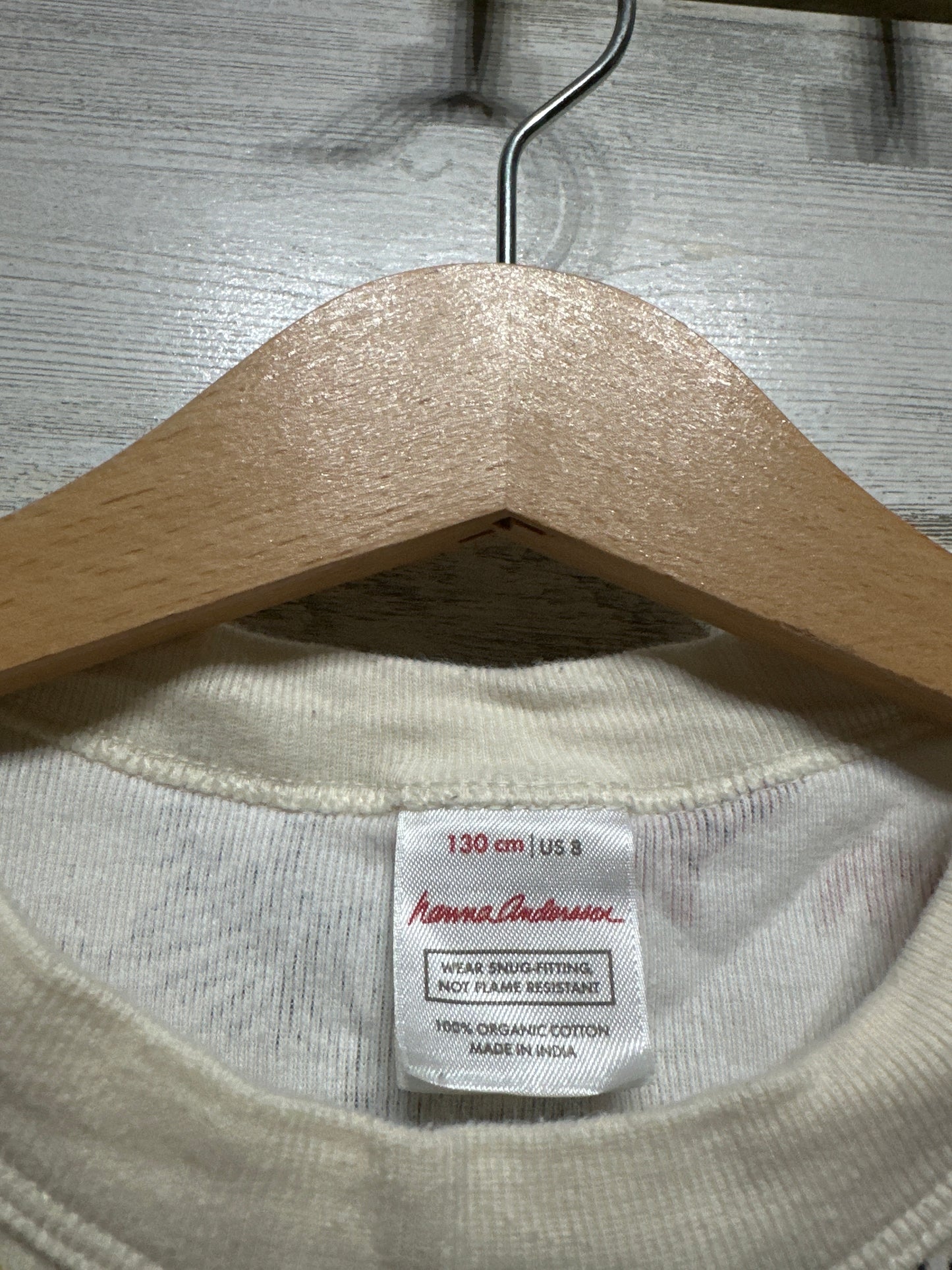 Hanna Andersson Organic Cotton Animal Pajama Set - Kids Size 8 (130 cm) - Very Good Used Condition