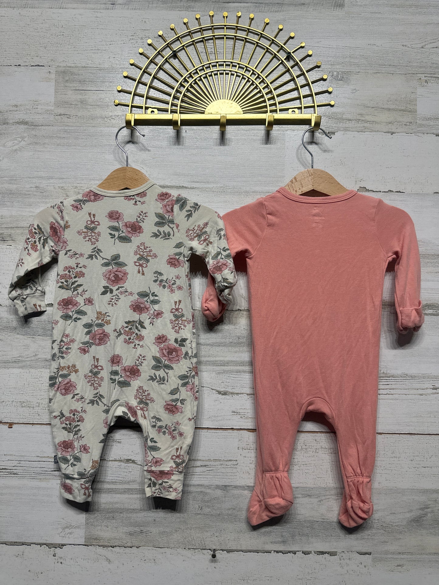 Bamboo/Modal Soft  Sleeper Lot - Girls Sizes 0/3m - 3/6m - GUC