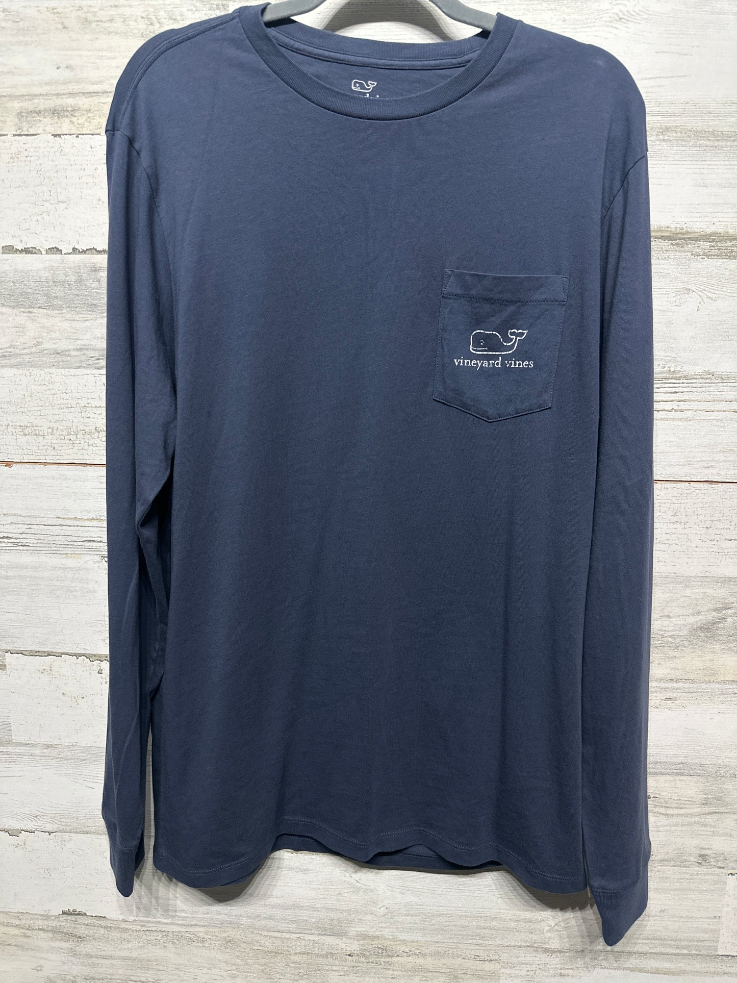 Vineyard Vines Men’s Medium Navy Blue Long Sleeve Shirt VGUC