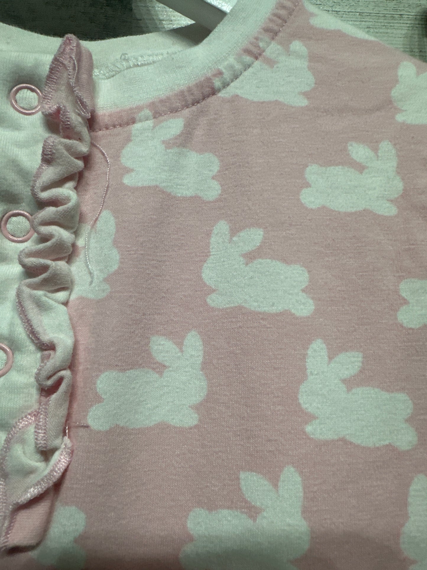 Size 6 Classic Whimsy Pink Bunny Pajama Set - Good Used Condition*