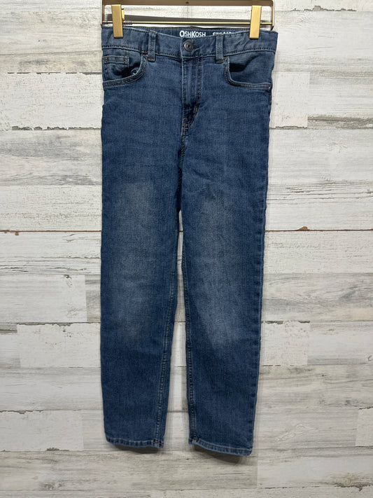 Boys Size 10 Regular Osh Kosh Straight Adjustable Waist Jeans - Very Good Used Condition