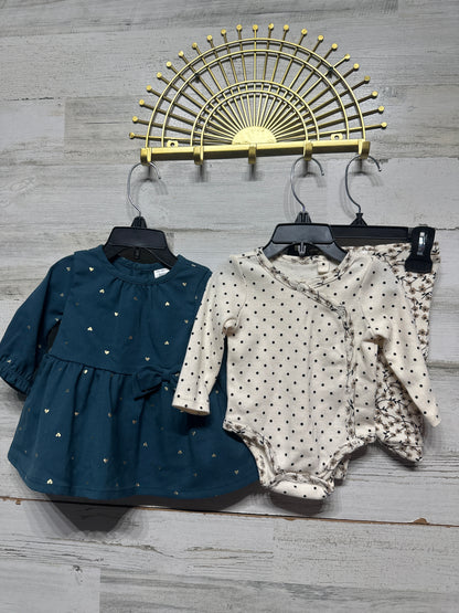 Long Sleeve Clothing Lot - 3 Pieces - Girls Size 3m/3-6m - Very Good Used Condition