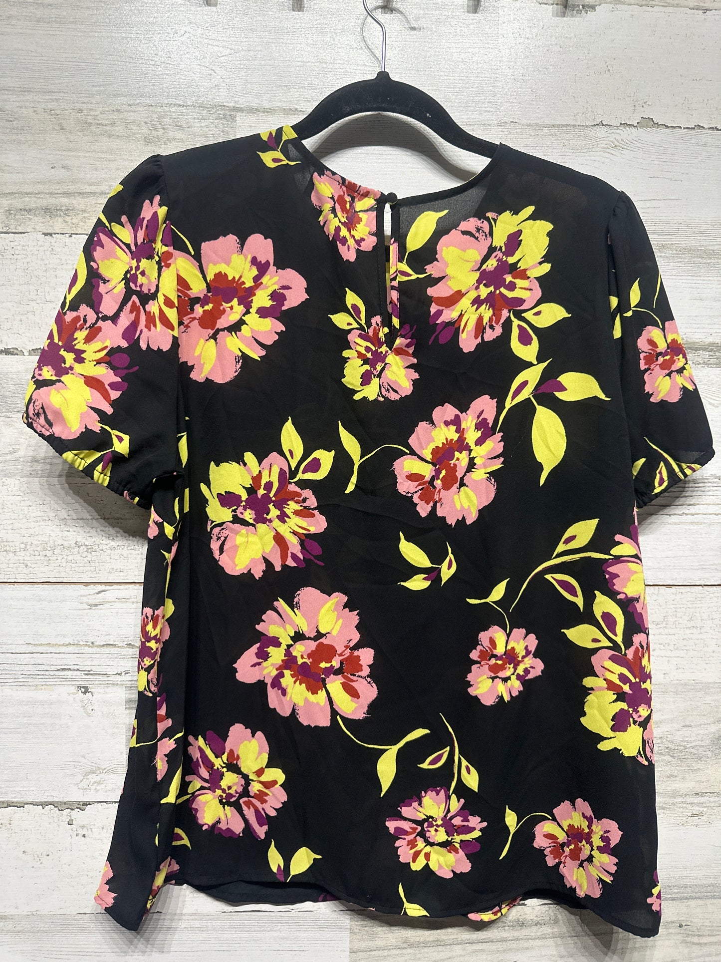 Women’s Large Who What Wear Floral Shirt - Very Good Used Condition