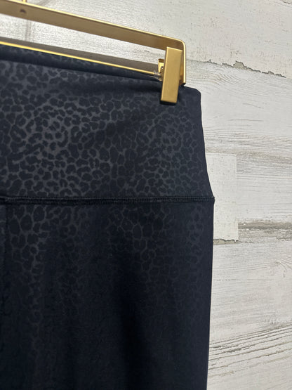 Women's Size Medium Jala Black Leopard Active Leggings - Very Good Used Condition