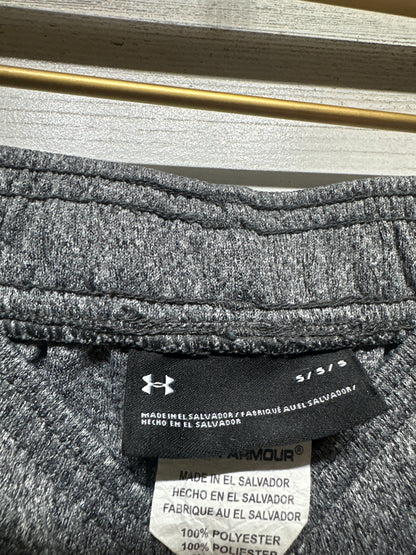 Boys Size 5 Under Armour Grey Athletic Pants - Good Used Condition