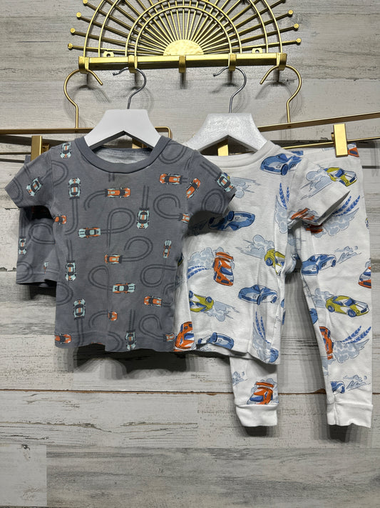 Boys 18m Carter’s Race Car Cotton Pajama Lot (2 Sets) - Play Condition*