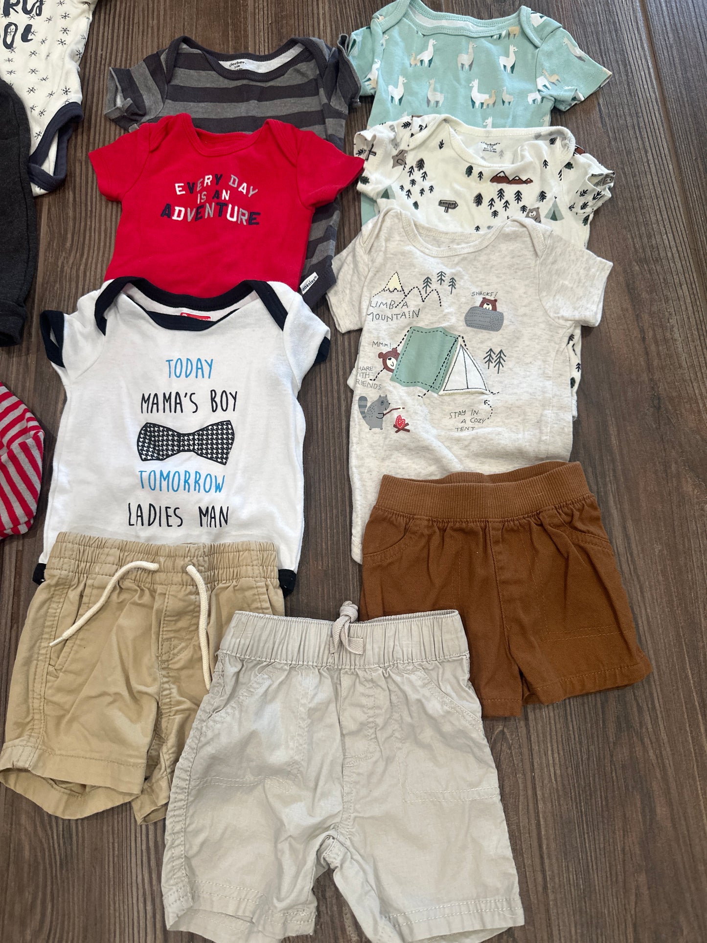 Boys Preowned Size 3-6m Clothing Lot (13 Pieces) - Good Used Condition