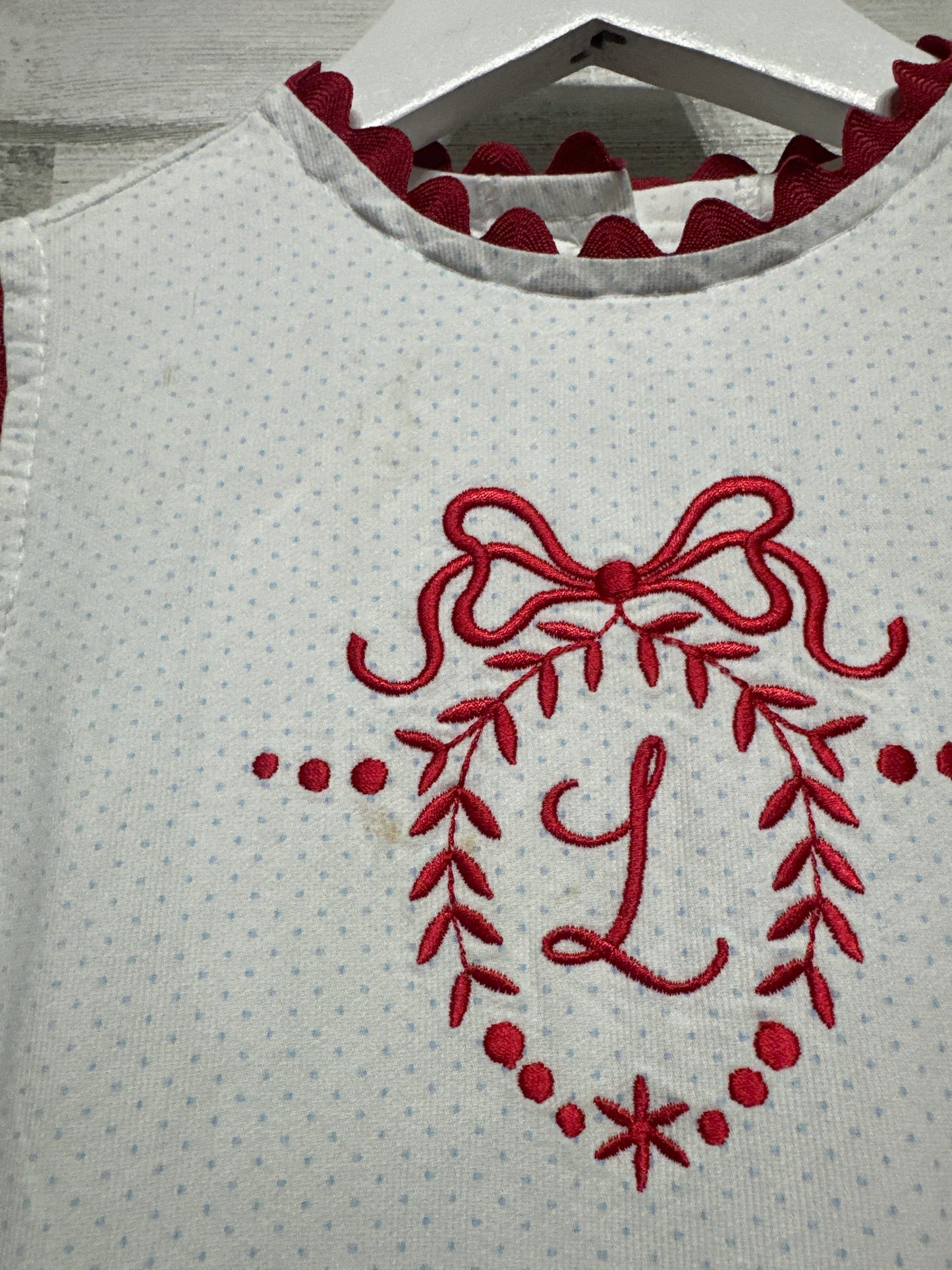 Size 4t Prim and Proper Embroidered “L” Dress - Play Condition*