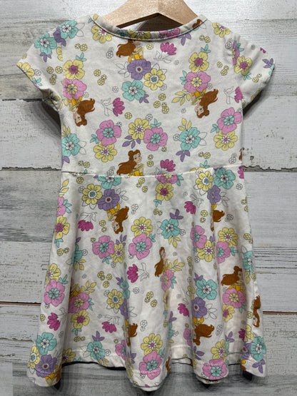 Disney Princess Belle 2T Dress GUC