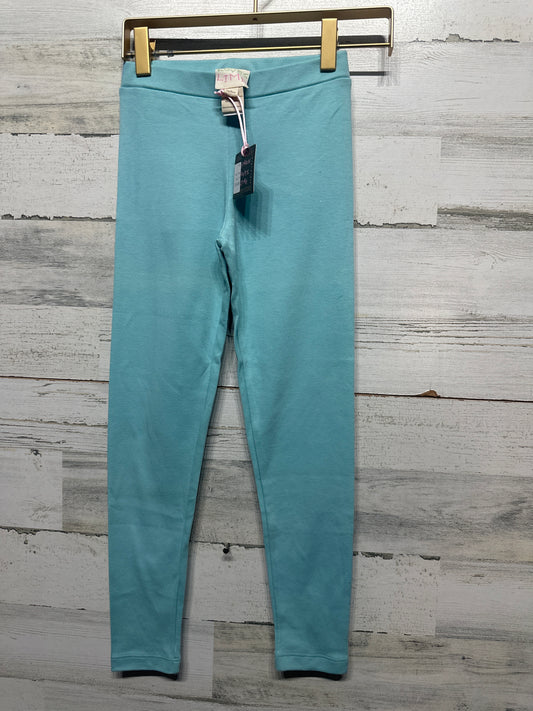 Size 6 Lemon Loves Lime Basic Leggings - Teal - New With Tags
