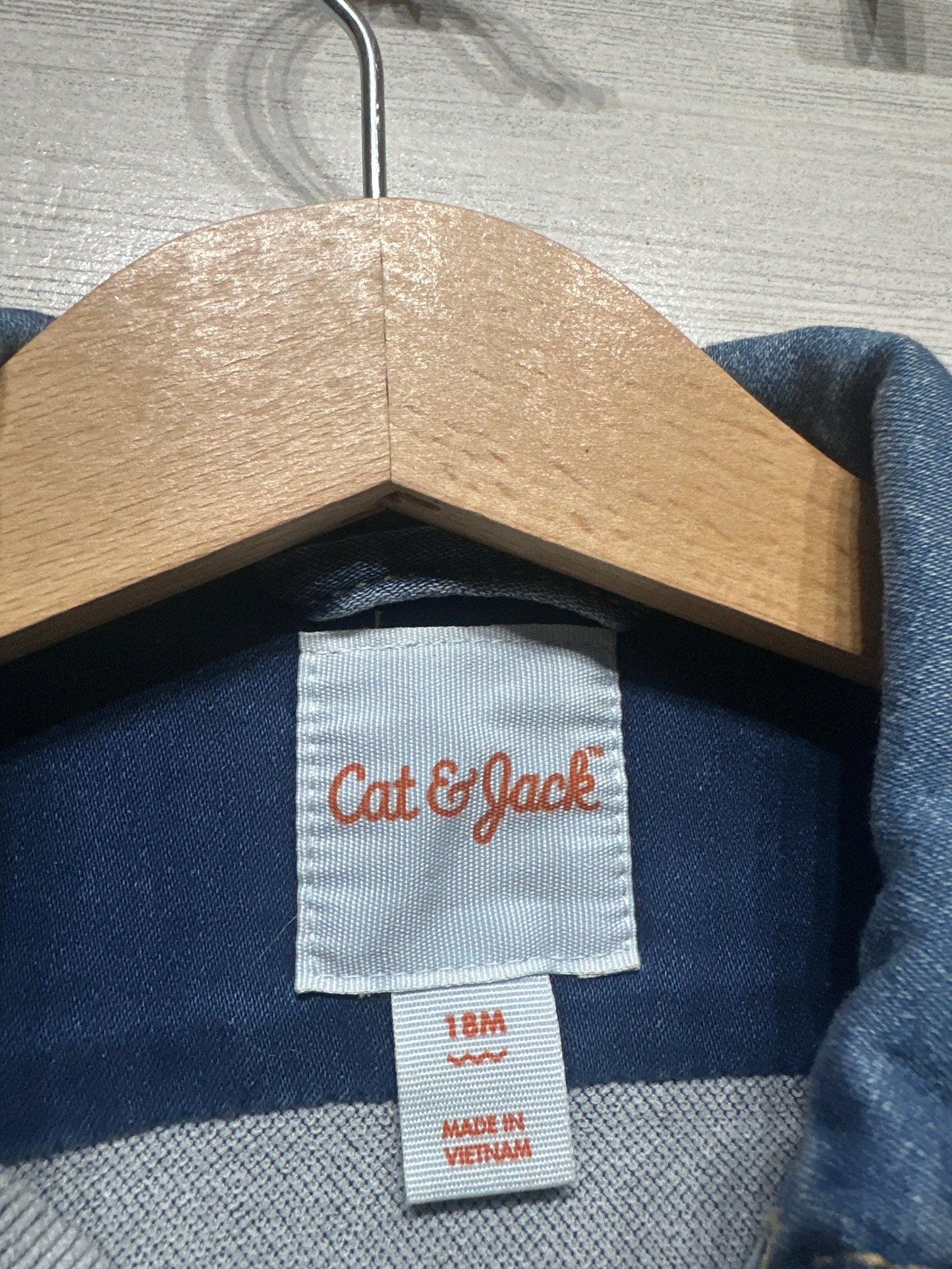 Denim Jacket - Cat & Jack - Size 18m VGUC
