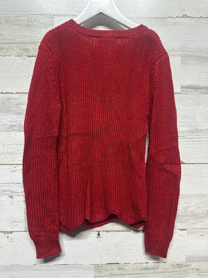 Size 8/10 Medium Copper Key Red Sweater - Very Good Used Condition