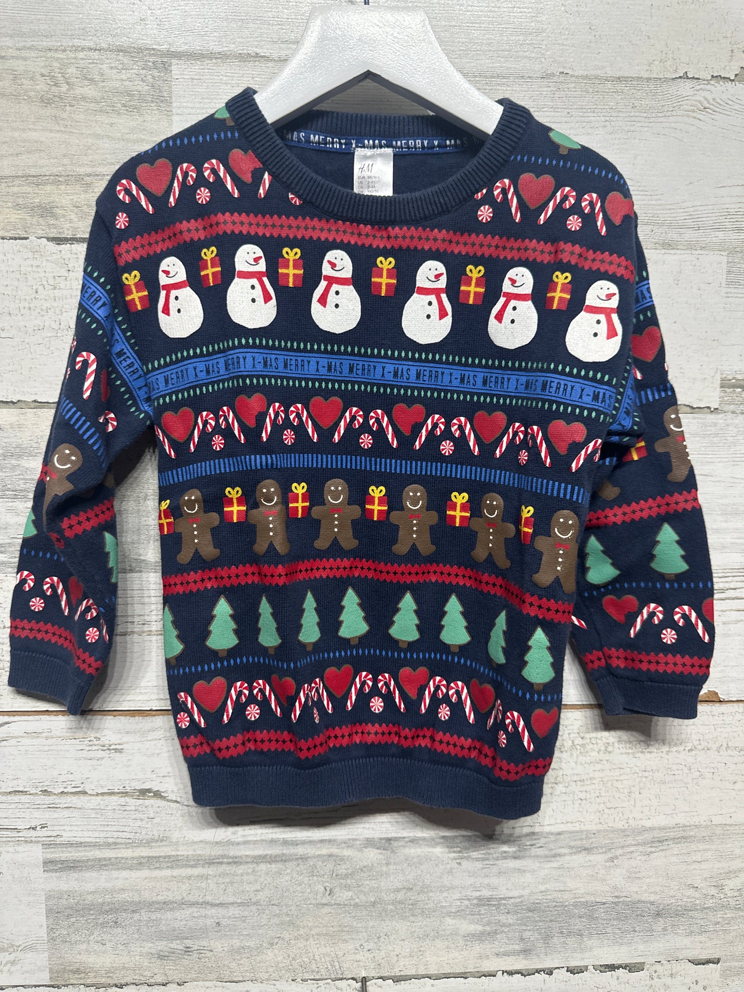 Size 2-4 Years (Toddler) H&M Holiday Sweatshirt - Very Good Used Condition
