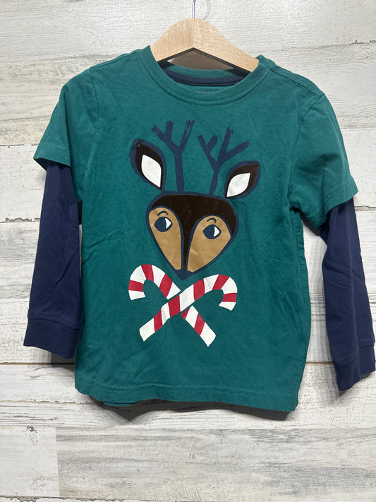 Boys Size 3t Gymboree Holiday Reindeer Shirt - Good Used Condition