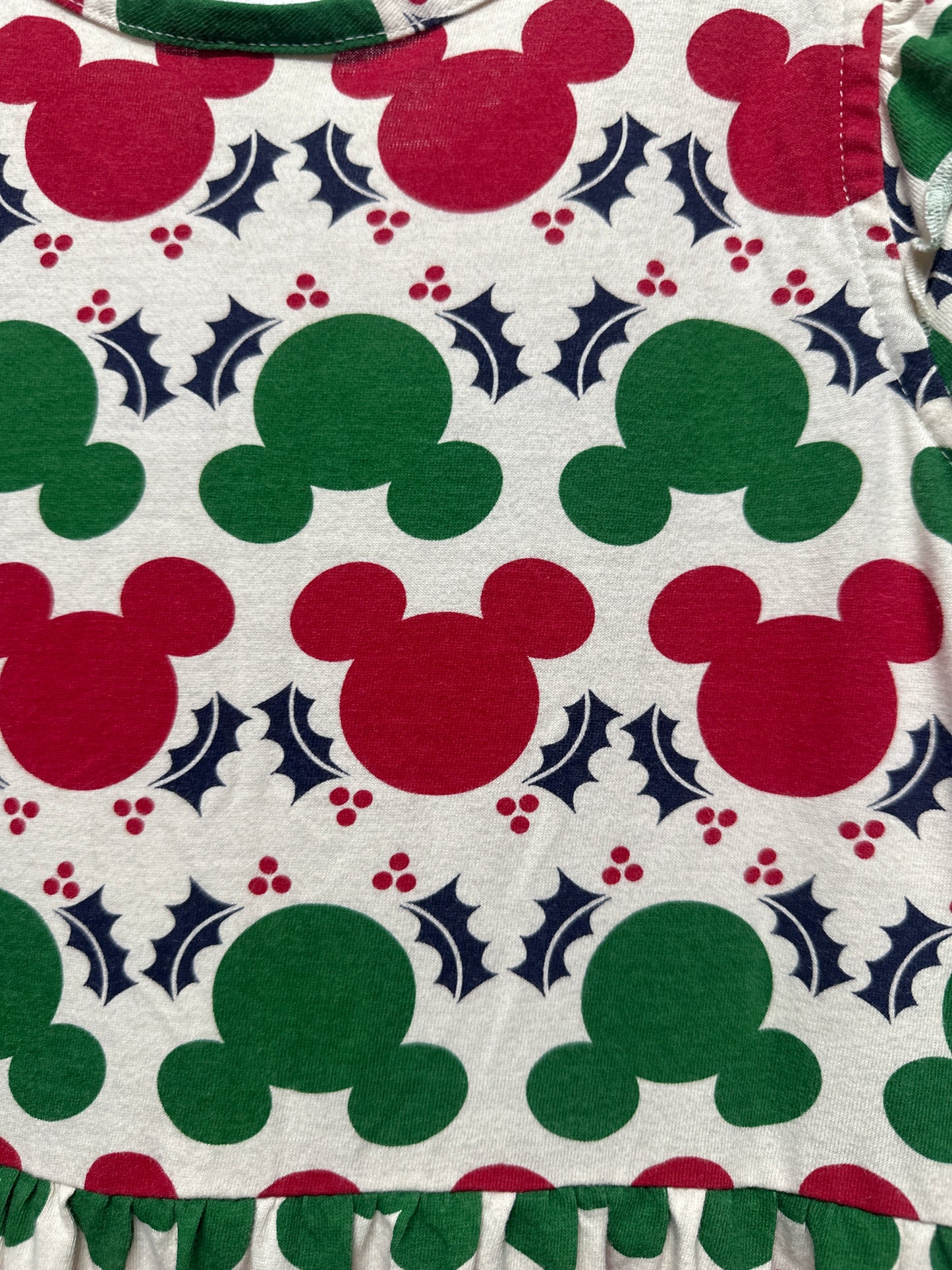 Hanna Andersson Disney Size 8 (130cm) Mickey Holiday Nightgown VGUC