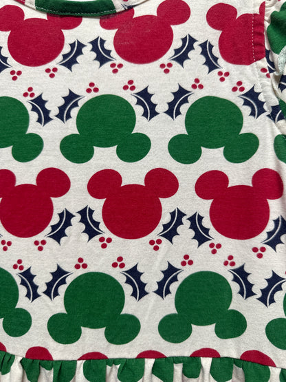 Hanna Andersson Disney Size 8 (130cm) Mickey Holiday Nightgown VGUC