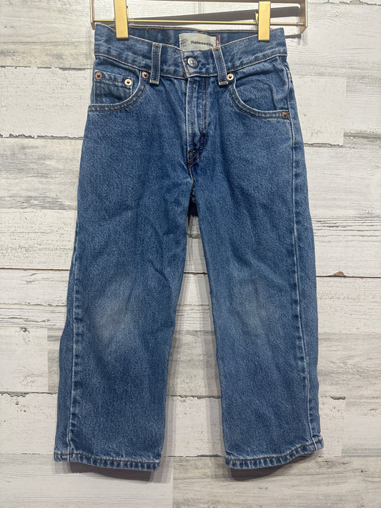 Boys Size 5 Regular Levi’s Relaxed Fit 100% Cotton Jeans - Good Used Condition