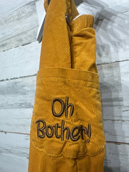 Boys Size 0-3m Disney Winnie the Pooh Cord Overalls - Very Good Used Condition