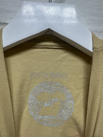 Boys Size Small (6-7) Dude Perfect Tan TShirt - Very Good Used Condition