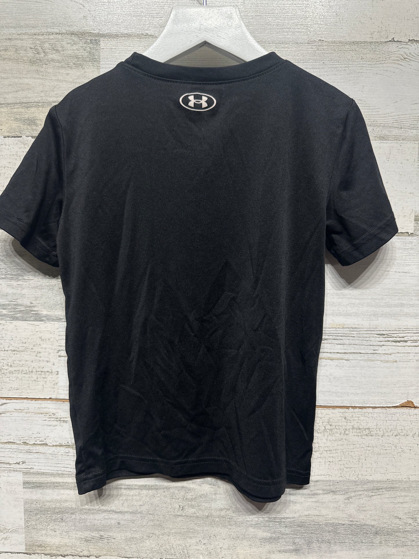 Boys Size 6 Under Armour Black Shirt - Good Used Condition