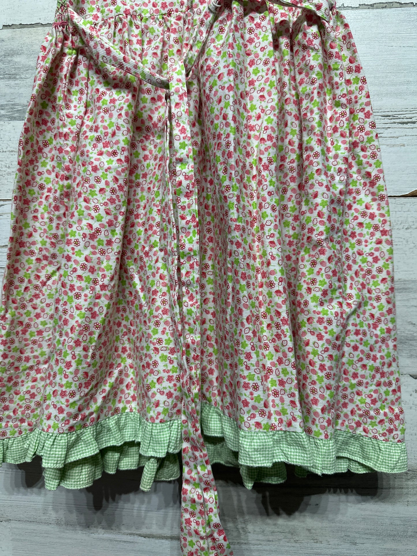 Smocked Floral Dress - Carriage Boutiques by Friedknit Creations - Girls Size 5 - Good Used Condition