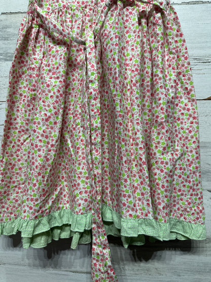Smocked Floral Dress - Carriage Boutiques by Friedknit Creations - Girls Size 5 - Good Used Condition