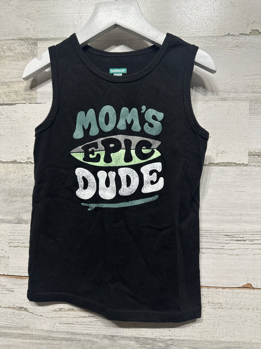 Boys Preowned Size 5t Garanimals Mom’s Epic Dude Sleeveless Shirt - Good Used Condition