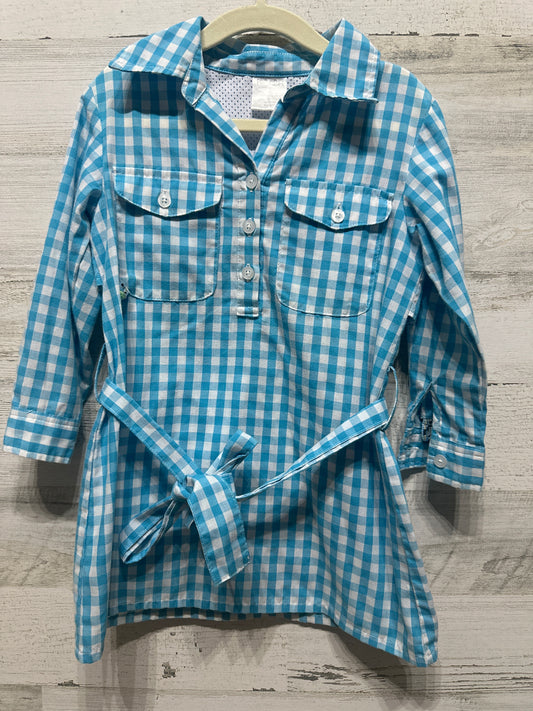 Girls Size 3t Prodoh Plaid Fishing Dress - Good Used Condition*