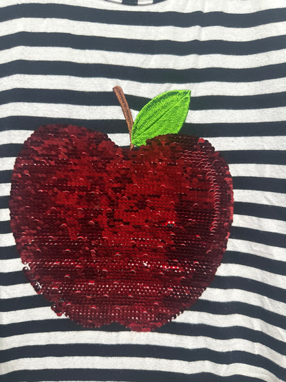 Size 8-10 Sequin Apple Dress - Very Good Used Condition