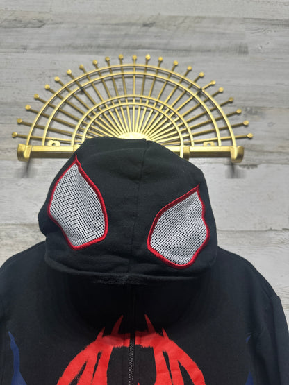 Boys Size Small (6-7) Spiderman Jacket with Mask in Hood - Very Good Used Condition